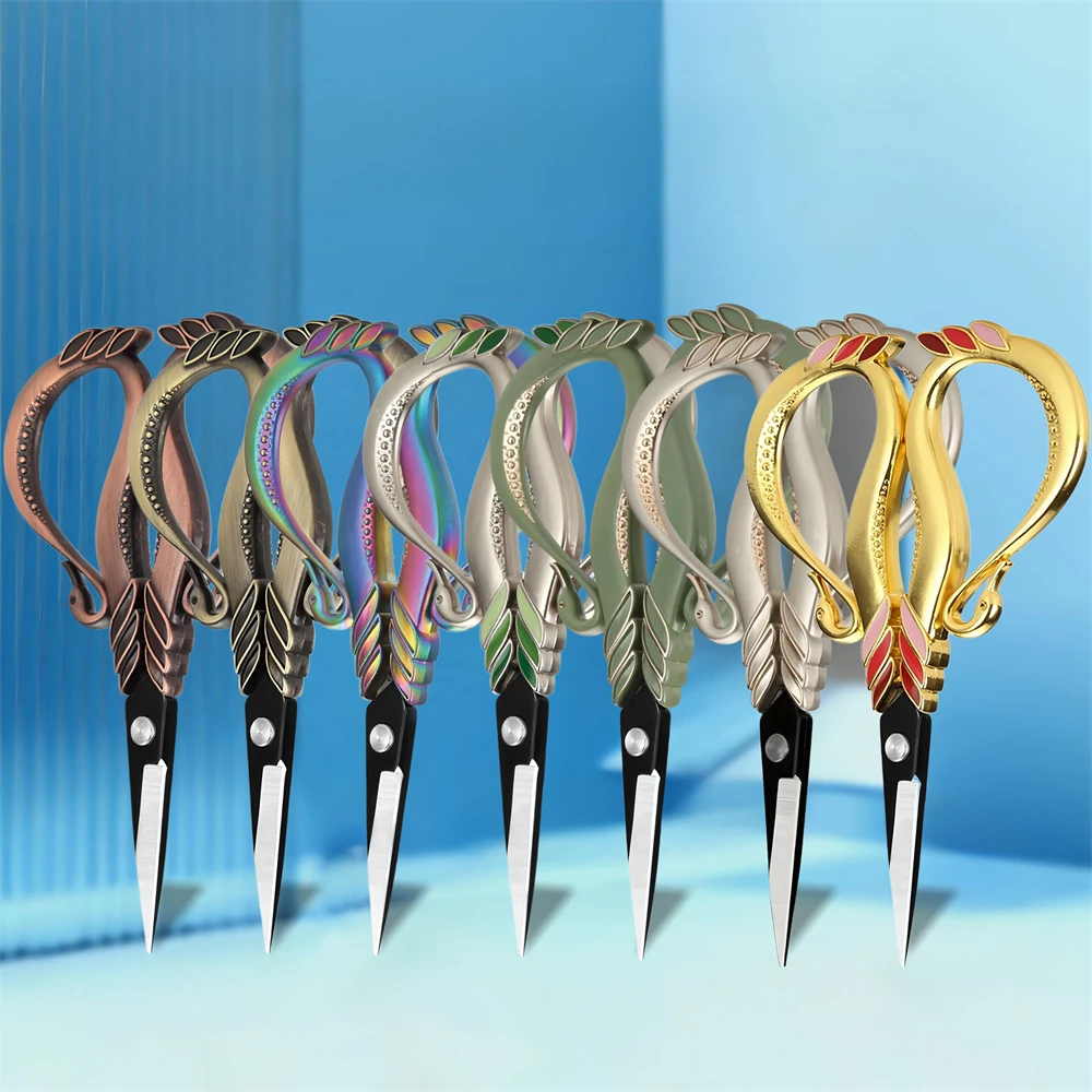 1PC, langlebige Vintage Schere Nähen Schere Stickerei Faden Schere Stoff Cutter Handwerk Werkzeug Nähen Liefert Nähen Werkzeuge