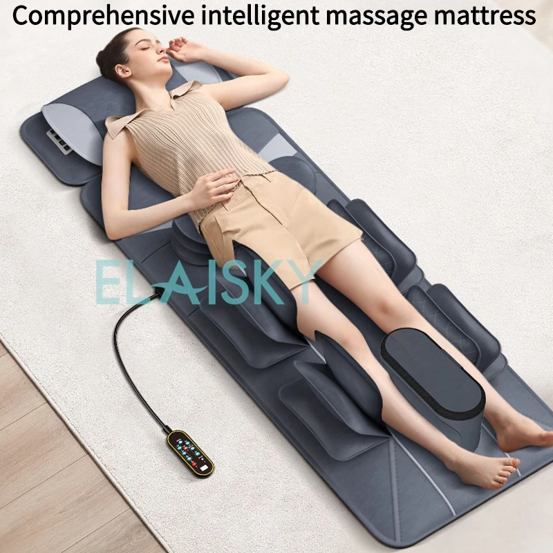 Full Body Electric Massage Mattress Electric airbag Multifunction Home Sofa Use Shiatsu Heating Kneading Vibration Pad for Bed