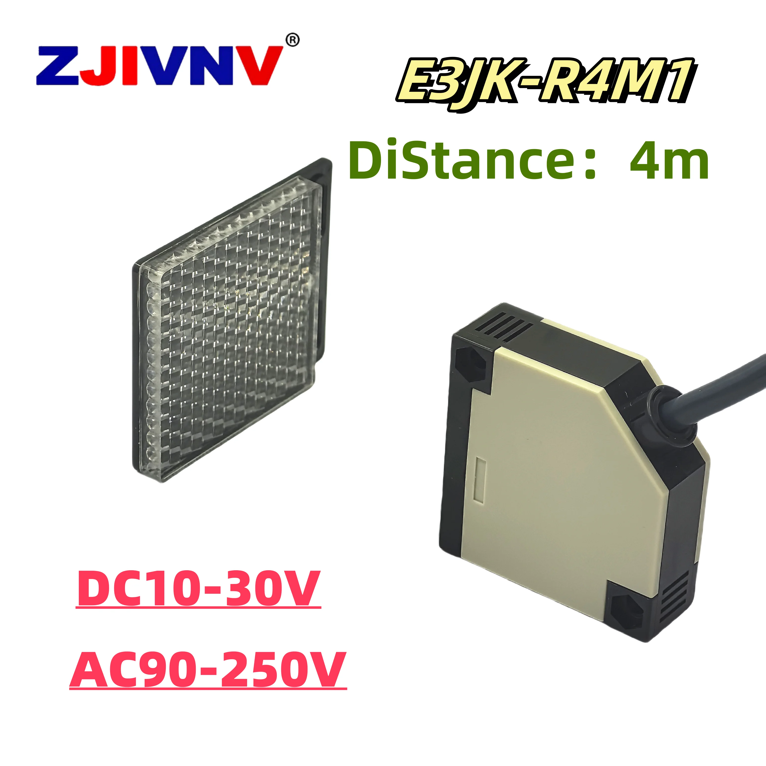 

photoelectric switch E3JK-R4M1 DC 12~24V, AC90-250V Detective distance 4M Potoelectric switch
