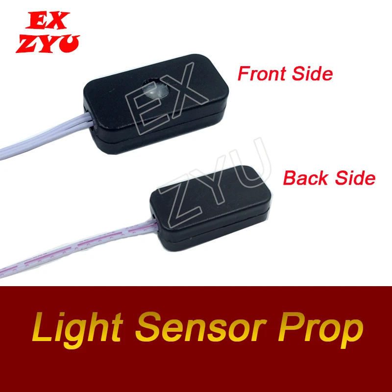 Light Sensor Prop real life escape room game shoot the light sensors in correct sequence  to escape the chamber room