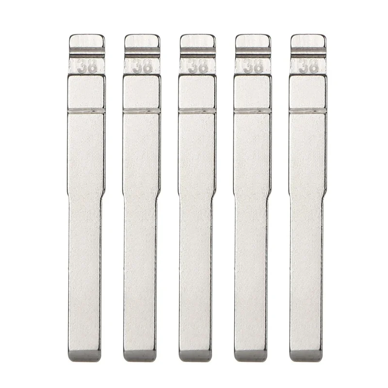 5 Pcs/Lot 38# HU101 Metal Folding Flip Uncut Car Key Blade for Ford Focus Mondeo CMAX FIESTA GALAX Blank Replacement
