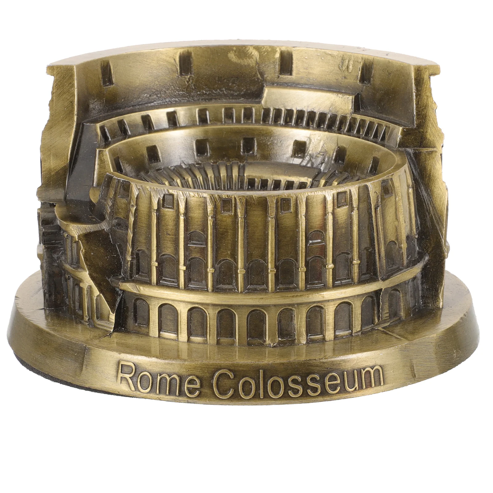 

Colosseum Ornament Rome Model Ancient Architecture Gift Vintage Decor Decorative Housewarming Figurine Metal