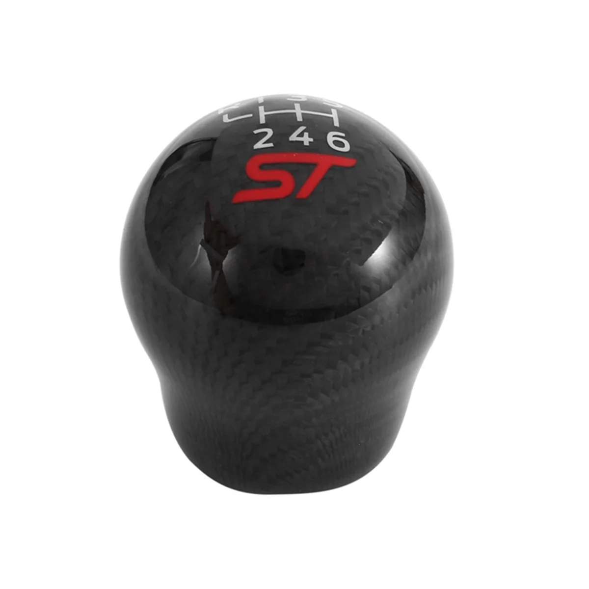 6 Speed Car Racing ST Carbon Fiber Gear Shift Knob for Ford Focus ST RS Fiesta ST