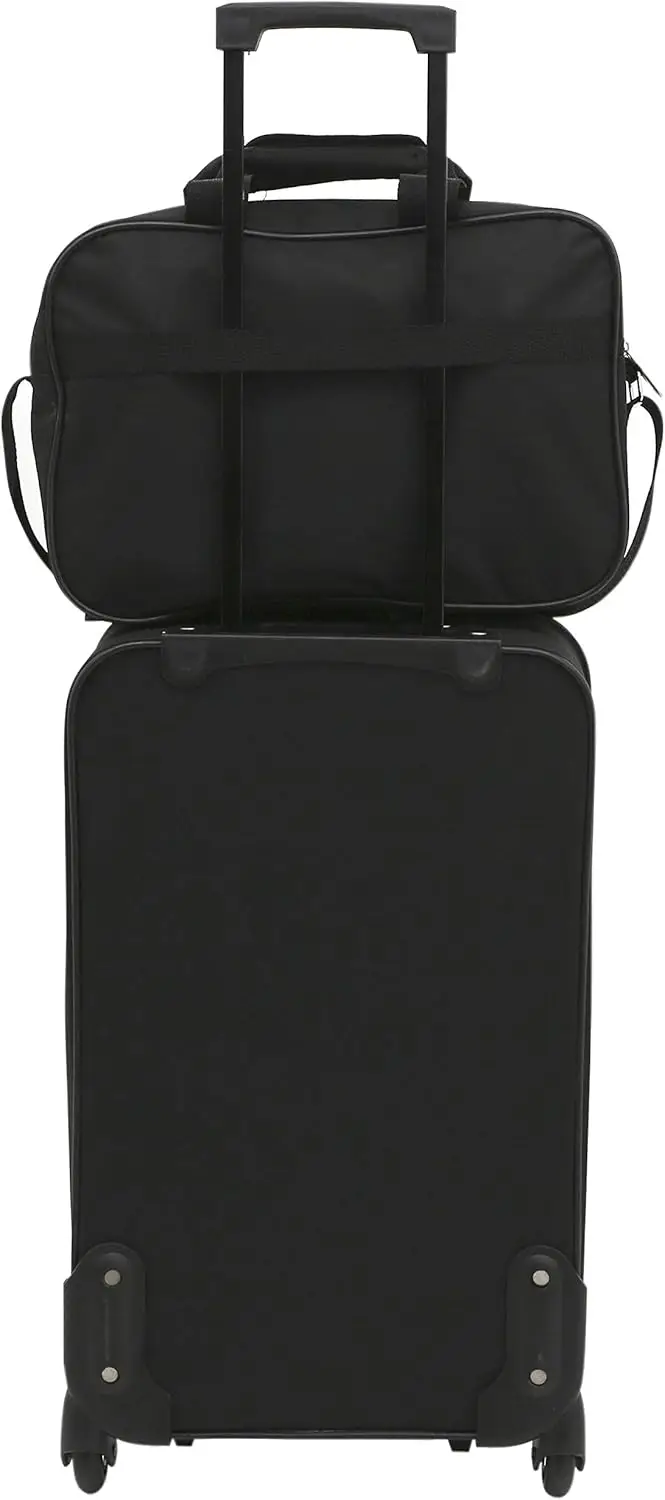 طقم أمتعة يورو مكون من 3 قطع، أسود