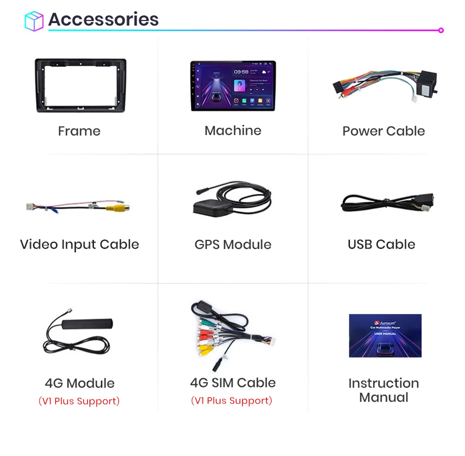 Junsun Kabelloses CarPlay Android Auto Autoradio für Fiat Ducato Peugeot Boxer 2 Citroen Jumper 2 2006 - 2023 2 DIN Multimedia-Stereoanlage mit Eingebautem Kühlventilator GPS-Navigation SWC Bluetooth FM RDS DSP IPS-Bildschirm Auto-Intelligentes System 4G WiFi 8-Kern-Prozessor – Detail 25