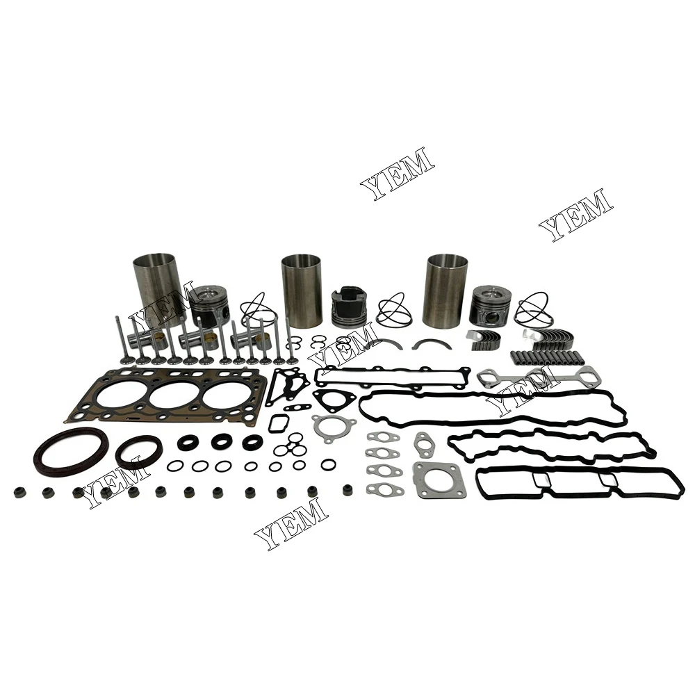 D18 Engine Overhaul Rebuild Kit With Gasket Bearing Valve Set For Doosan Engine Spare Parts