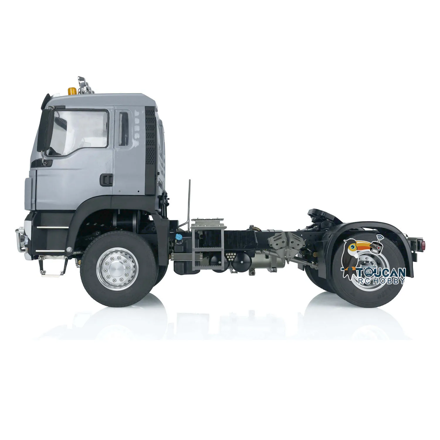 LESU 1/14 RC Traktor LKW DIY Farbe Fernbedienung Bemaltes und zusammengebautes Fahrzeug für Spielzeug MAN TGS 4x2 Auto Metallgehäuse THZH1404