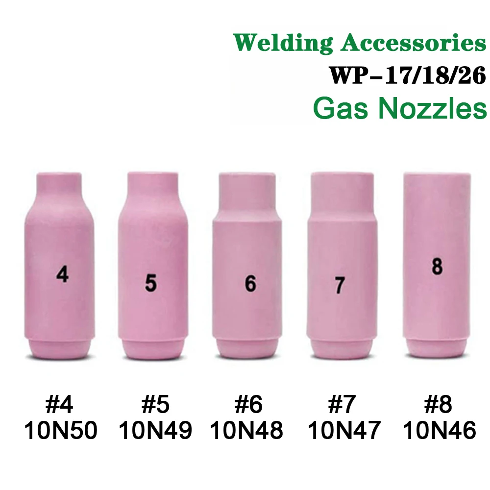 Kit d'accessoires de torche de soudage TIG avec buse en céramique d'alumine, électrodes en tungstène, bleu WL20, WP17, WP18, WP26, consommables, 34 pièces
