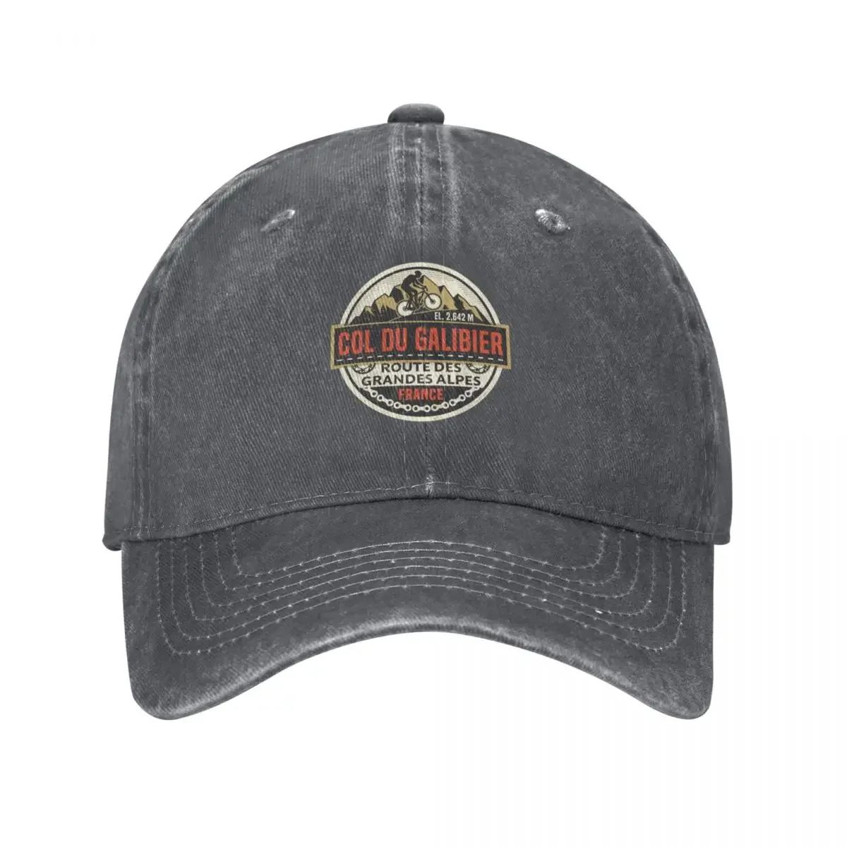 

Col du Galibier, France Baseball Cap Hat Luxury Brand summer hat Women's Beach Outlet Men's