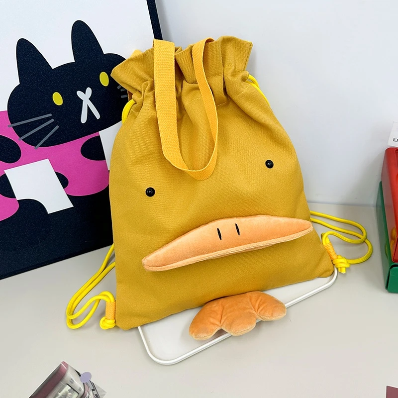 

Сумки на плечо большой вместимости из микрофибры, маленькая желтая утка в форме, новые повседневные женские сумки, хит продаж 2025, милые модные сумки