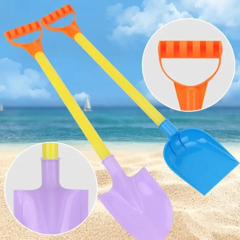 Baby Sand Spade Set Toy Colorful Shovels for Infants Baby Gardening Supplies Bath Beach Colorful Scoops Set P31B