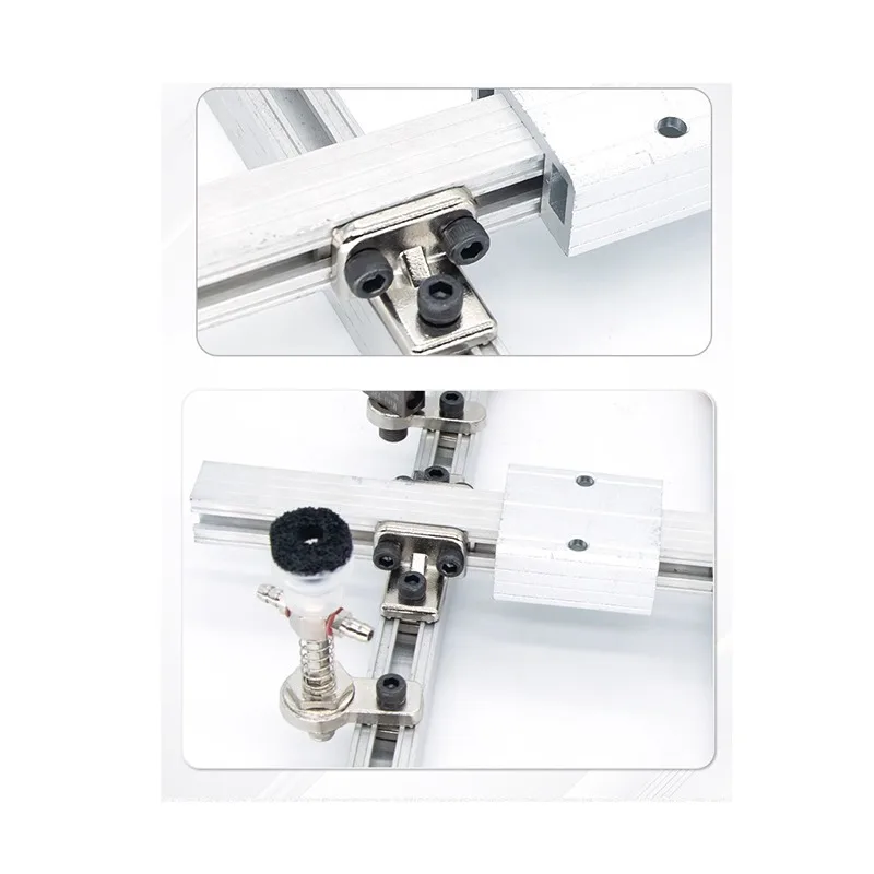 Pneumatic Vacuum Suction Cup Bracket Aluminum Strip Robotic Arm Gripper Fixed Bracket Robot, Automatic Conversation Accessories