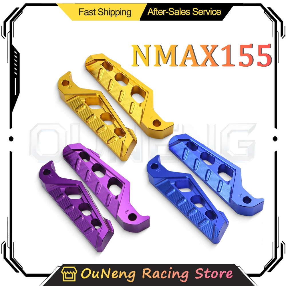 Rear Passenger Foldable Foot Pegs Anti-slip Footrest Pedals For Yamaha NMAX155 XMAX300 Mio i 125 Soul 150 Sniper Jupiter