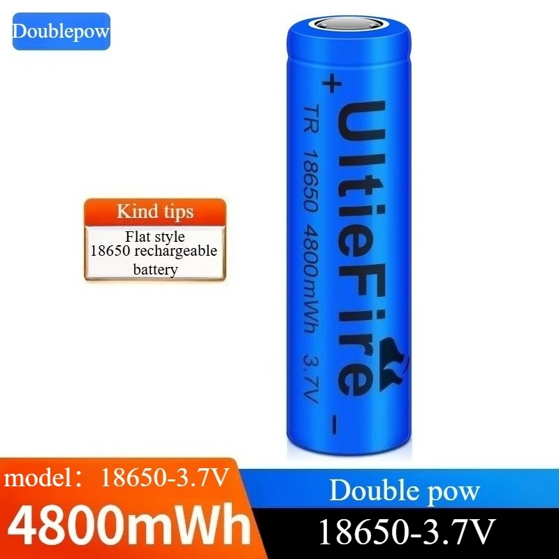 Baterai Lithium N8650 3.7V Kapasitas Tinggi 12950mwh Radio Pengisian Kipas Kecil Remote Control Baterai Pemukul Nyamuk Listrik