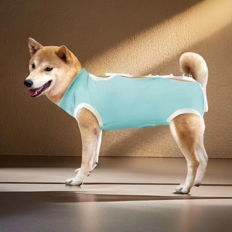 Female Dog Surgery Recovery Suit, Anti Licking Wound Protection Clothes, Soft Pet Bodysuit for Spay Postoperative Care