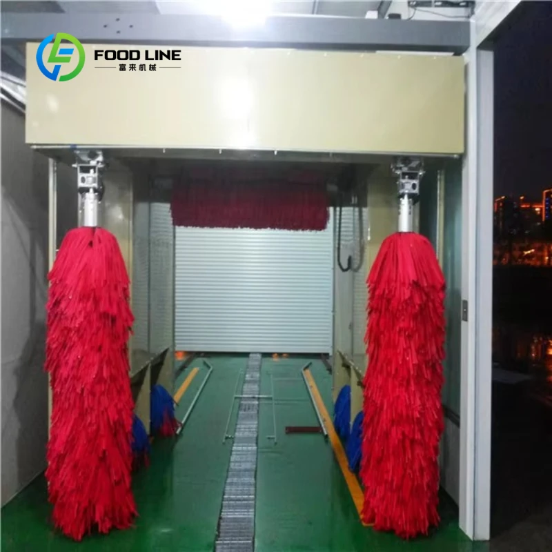 Customized Fully Automatic Tunnel Car Washing Machine Vehicle Cleaning Equipment Touchless Brush Tunnel Car Washer