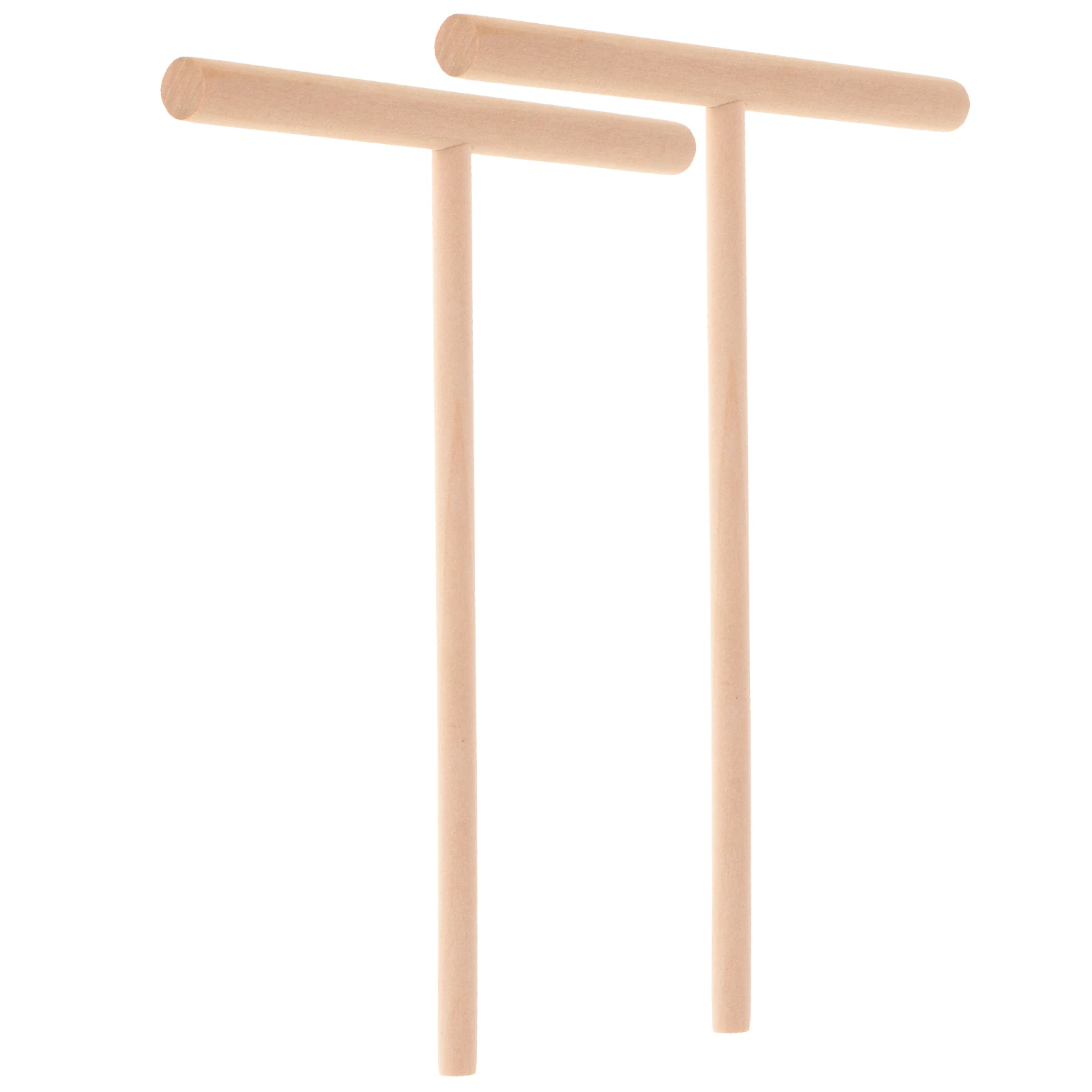

2Pcs Wooden Crepe Spreader Pancake Cooking Utensils Reusable Ergonomic Design Kitchen Supplies Bamboo Tools