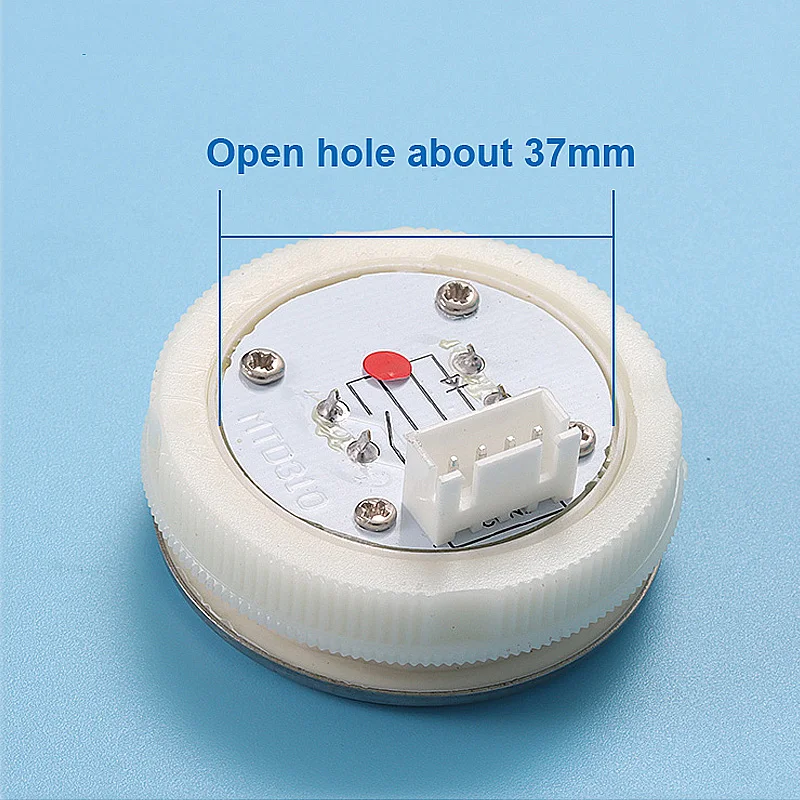 5Pcs Elevator Push Button KA122P01 MTD330 MTD310 BA530 DC24V Elevator Accessories Blue Or Red Light 37mm Open Hole