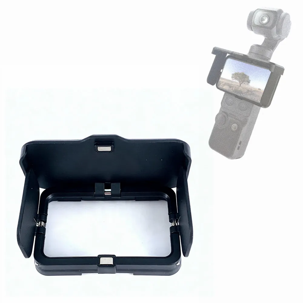 Pocket4 NFC Foldable Magnetic Pop-up Screen Protector Sun Shade Hood Cover Anti-Glare for DJI Osmo Pocket 4P 4 3 Vlog Camera