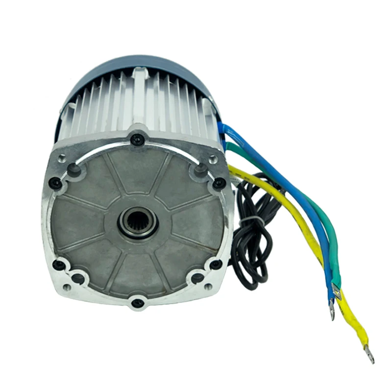 60V 72V high power square four holes 16 teeth DC motor 1200w-3000w brushless motor electric tricycle