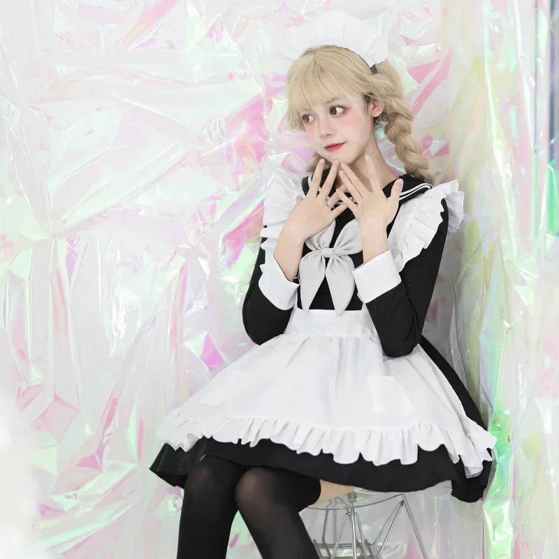 Cosbao Japanese Anima JK Uniform Lolita Girl Plus Size Halloween Maid Roleplay Sailor Costume Animation Goth Lilota Student Part