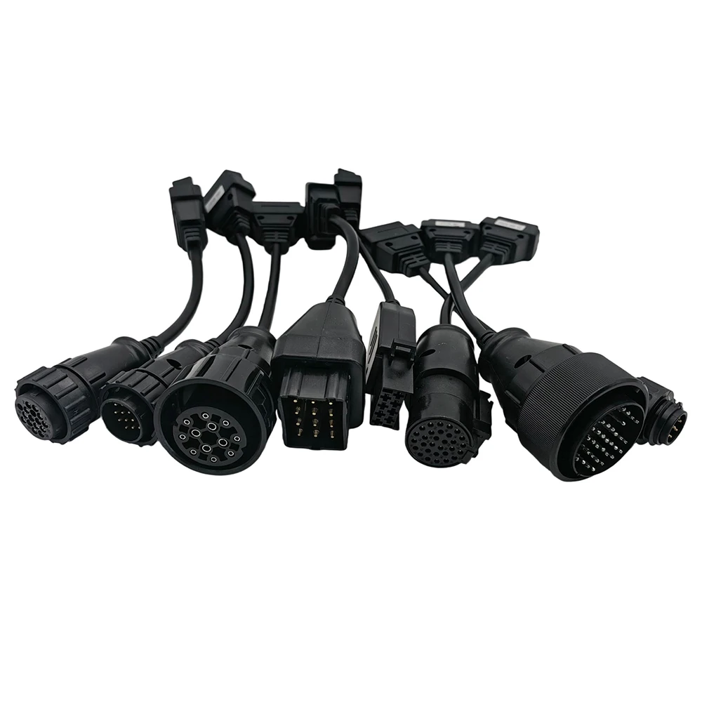 مجموعة كاملة 8 قطعة كابلات obd2 شاحنة التشخيص obd كابل شاحنة لدلفي DS150 DS150E TCS CDP Multidiag MAN obd2 رينو أداة #3