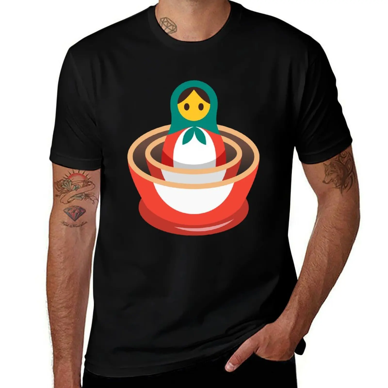 Nesting DollsMatryoshka doll Gift T-Shirt Casual Basic Short Sleeve T-Shirt