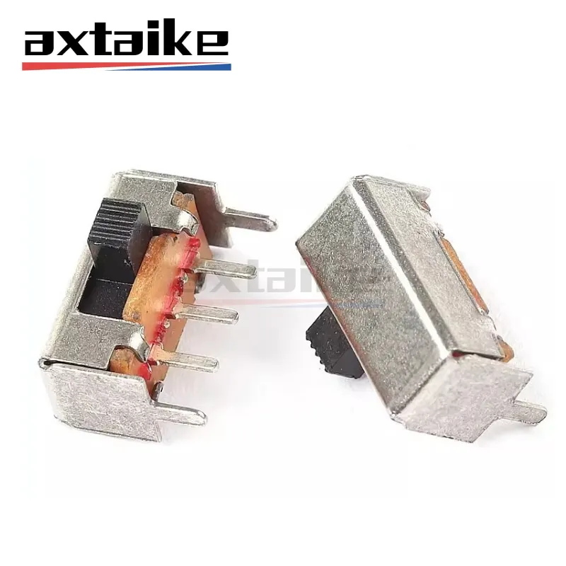 20PCS SK-12F14G4/G5/G6/G7 2 Position 1P2T PCB Panel Angle Horizontal Slide Power Toggle Switch SK12F14 Handle length 4/5/6/7MM