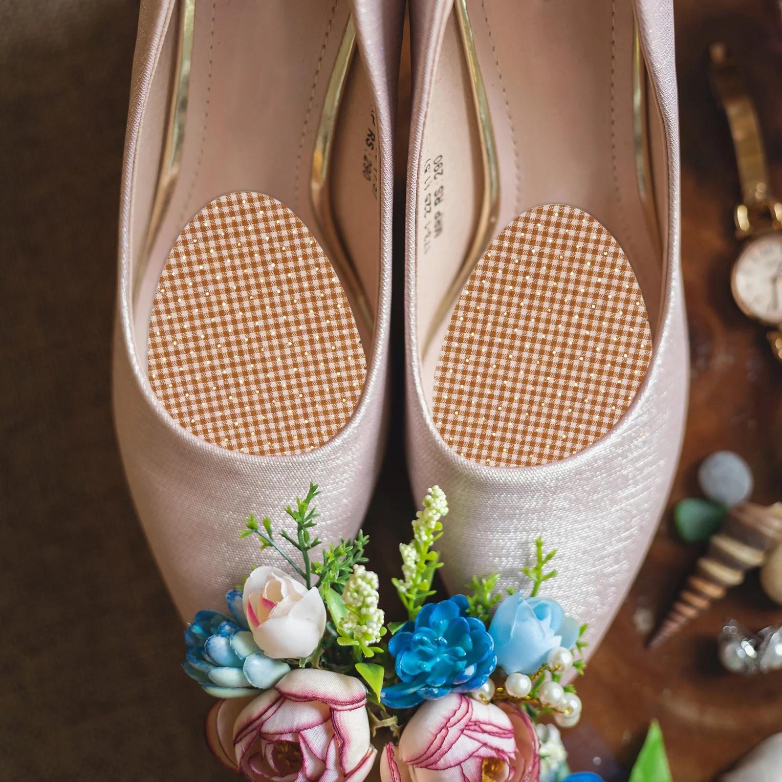 

Massage Foot Pain-Proof Insoles Forefoot Pads Shoe Inserts Comfortable Fabric Design for Walking Relief Foot for Men