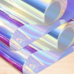 One-Way Reflective Solar Rainbow Privacy Self-Adhesive Window Film Discoloration Anti-Heat Discoloration Decorative Decal