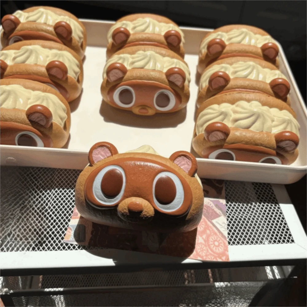 Mainan Roti Lentur Baru yang Lambat Mengembang, Pereda Stres, Portabel, Hadiah Relaksasi Tangan, Lembut, Ringan, Simulasi Kue, Hadiah Mainan