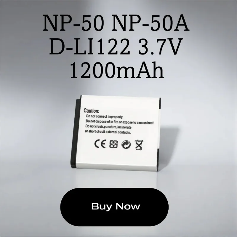 

Brand New Camera Battery NP-50 NP-50A D-LI122 3.7V 1200mAh For Fujifilm X10 X20 EXR F505 F305 F85 F200 F100 F50FD F50 F75 F665