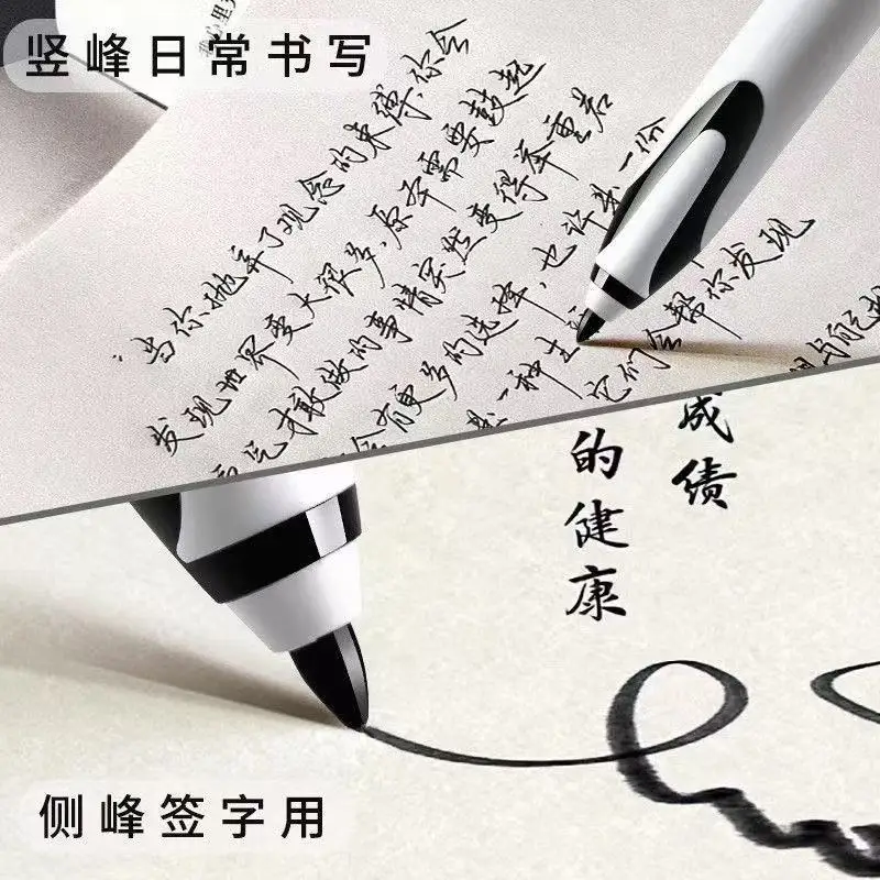 1 팩 클릭 젤 펜 0.5mm 검정/빨간색 리필 잉크 학교 사무실 쓰기 볼펜 시험 용품 편지지