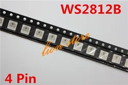 WS2812B (4pins) 5050 SMD W/ WS2811 Individually Addressable Digital RGB LED Chip 5V