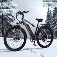 F26 E-Bike Electric Bicycle 500W Motor 48V17AH Removable Battery Hydraulic Brake 29x2.1\