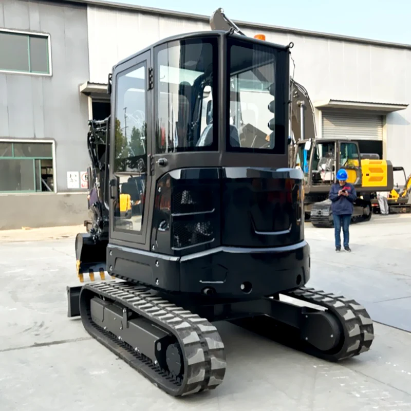 Customized Mini excavator Shandong JiNing production 1.8 tons 2 tons 3.5 tons mini excavator a machine multifunctional Chinese