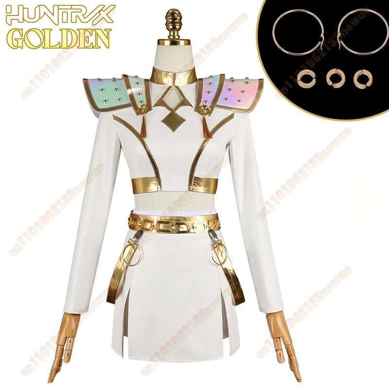 Nuevo disfraz de Zoey Kpop Demon Hunters, disfraz de Zoey Golden, disfraz de Rumi Mira, traje de escenario, uniforme de juego de rol de Halloween para mujer