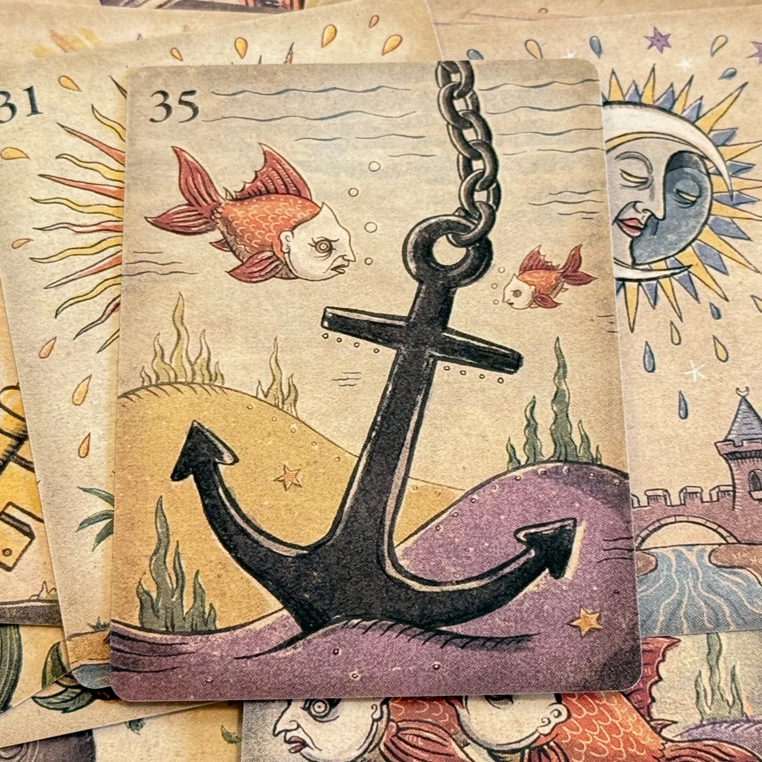Lenormand Della Luna Oracle Ca - Party Games Entertainer ulasan dan harga