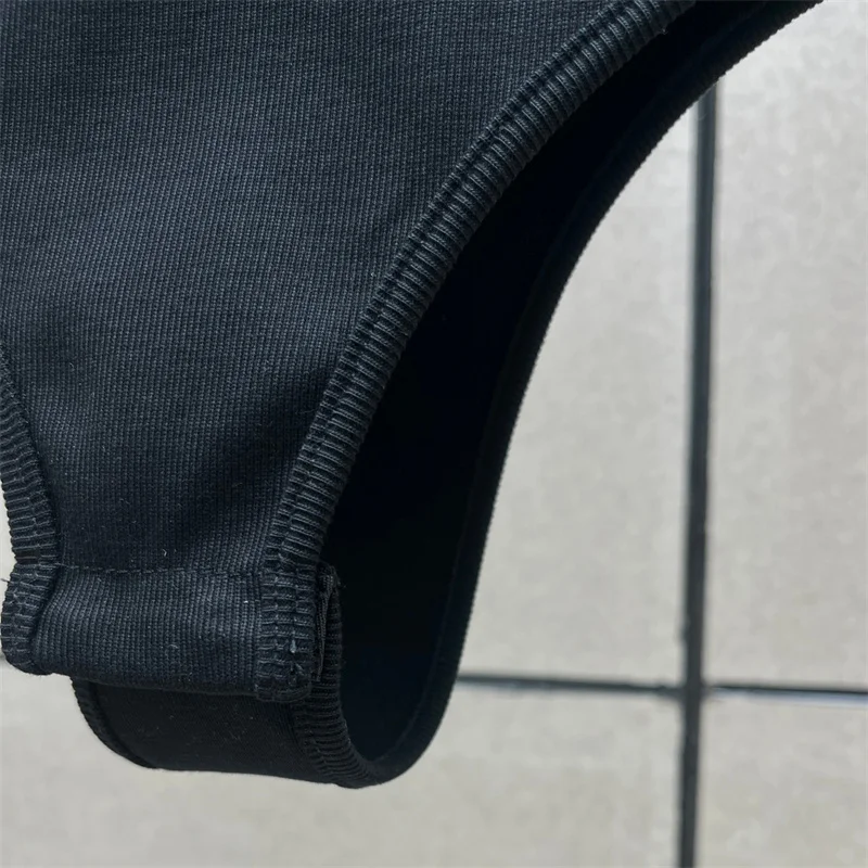 Bild 7: Damen-Body 2026 Frühjahr neues elastisches gestricktes Slim-Fit-Kurzarm-Top aus reiner Baumwolle, enges Korsett für Damen, Y2K-Damen-T-Shirt