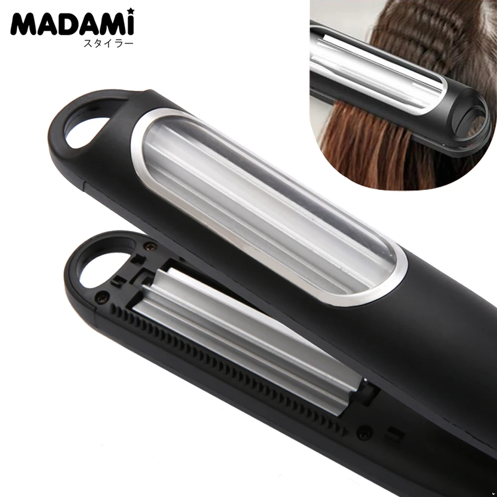 Auto Hair Crimper for Women Volumizing Flufft Hairstyle Crimping Iron Fast Heating Easy Use Hair Curler Dual Voltage