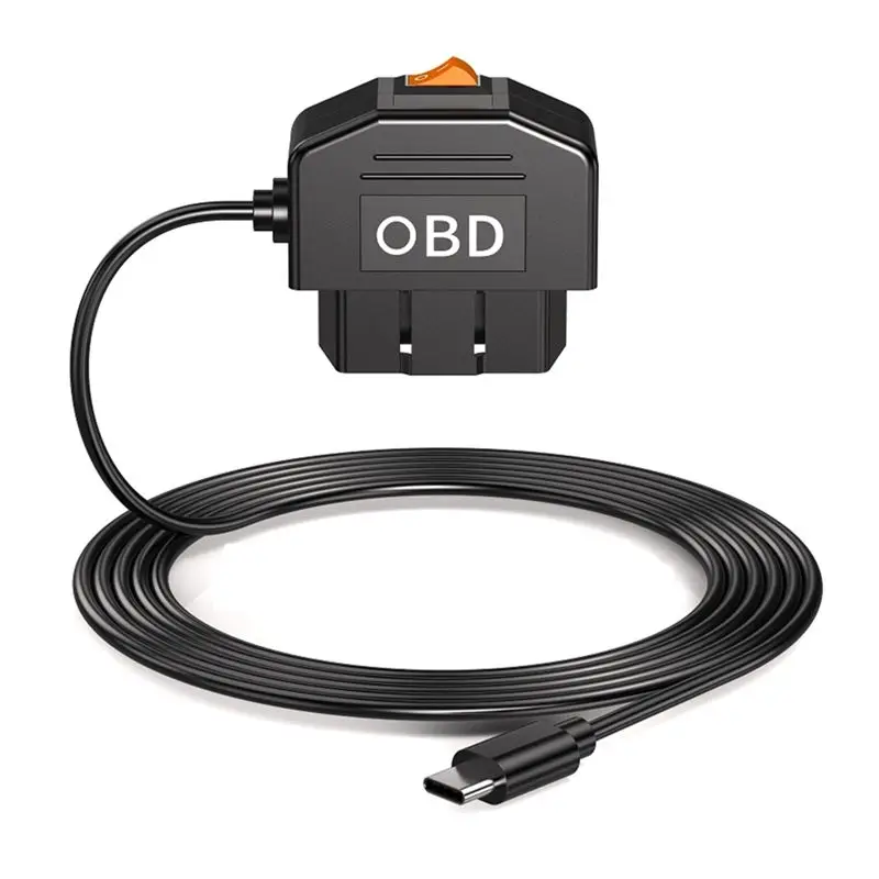 Reliable-Dash Cam Hardwire Kit USB C With OBD Power Cable, Low Voltage Protection, 24H Parking Surveillance