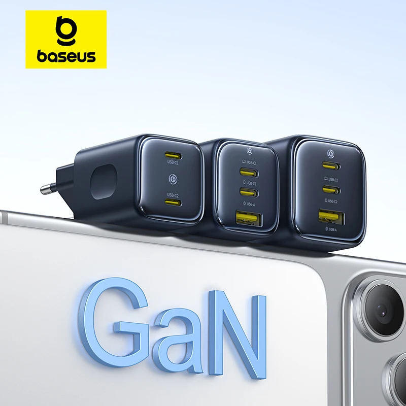 Baseus 100W GaN Charger Tablet Laptop Fast Charger For Lenovo Macbook USB C Phone Charger For iPhone Samsung Xiaomi Support PD