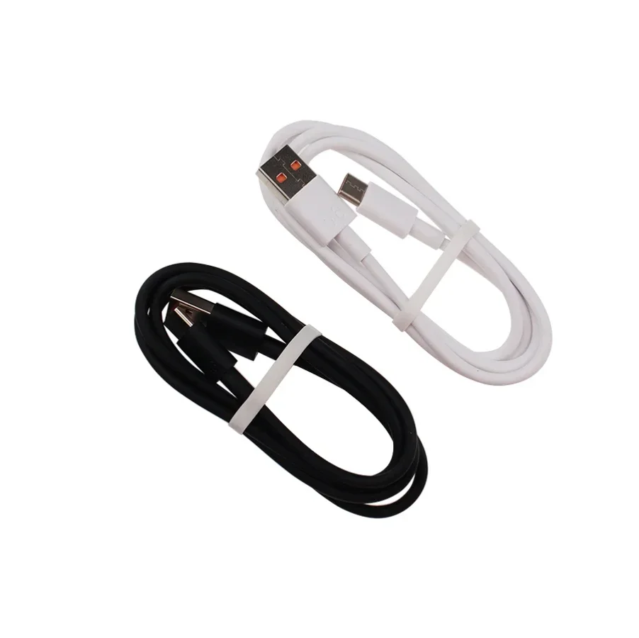 200pcs 6A 66W Type C Cable 1M Fast Charging Charger Wire Cord Data USB-C Phone Cables For Huawei P50 Xiaomi Samsung S20 S21