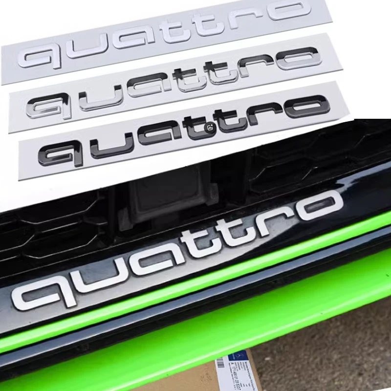 

Для Audi Quattro ABS автомобильные наклейки RS4 RS5 Q3 S3 A3 A5 A6 A4 RS3 RS6 A1 Q5 Q2 S5 RS7 эмблема багажника наклейки на переднюю решетку аксессуары