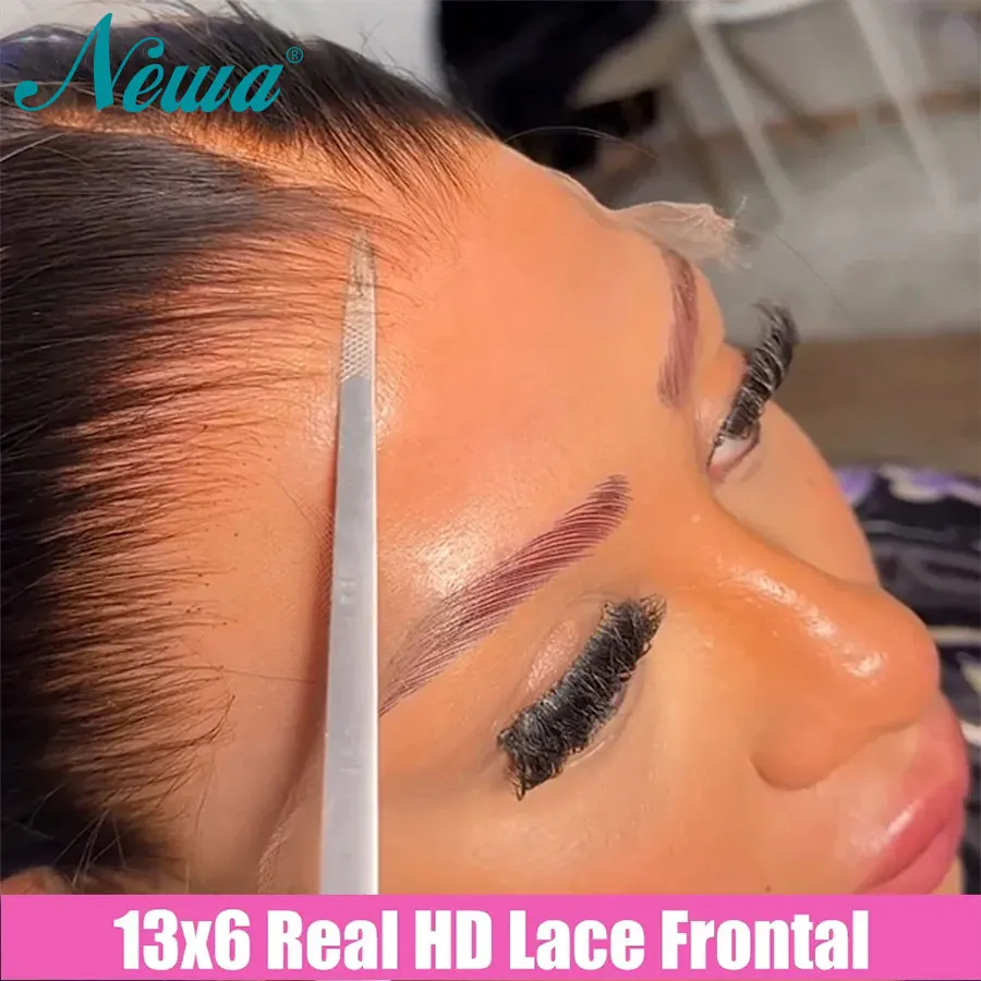 

Новая ультратонкая HD-основа Newa Hair 13X6 с кружевным фронтом, предварительно выщипанная, HD-кружево, идеально ложится на любую кожу, HD-заколка 9x6/7x5/6x6/5x5 с маленькими узелками