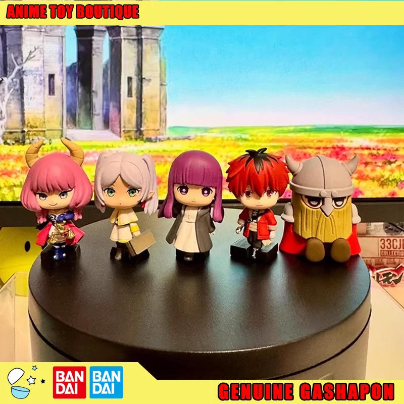 

Bandai Genuine Frieren Beyond Journey's End Action Figure Himmel Fern Gashapon Standing Posture Design Q-version Doll Original