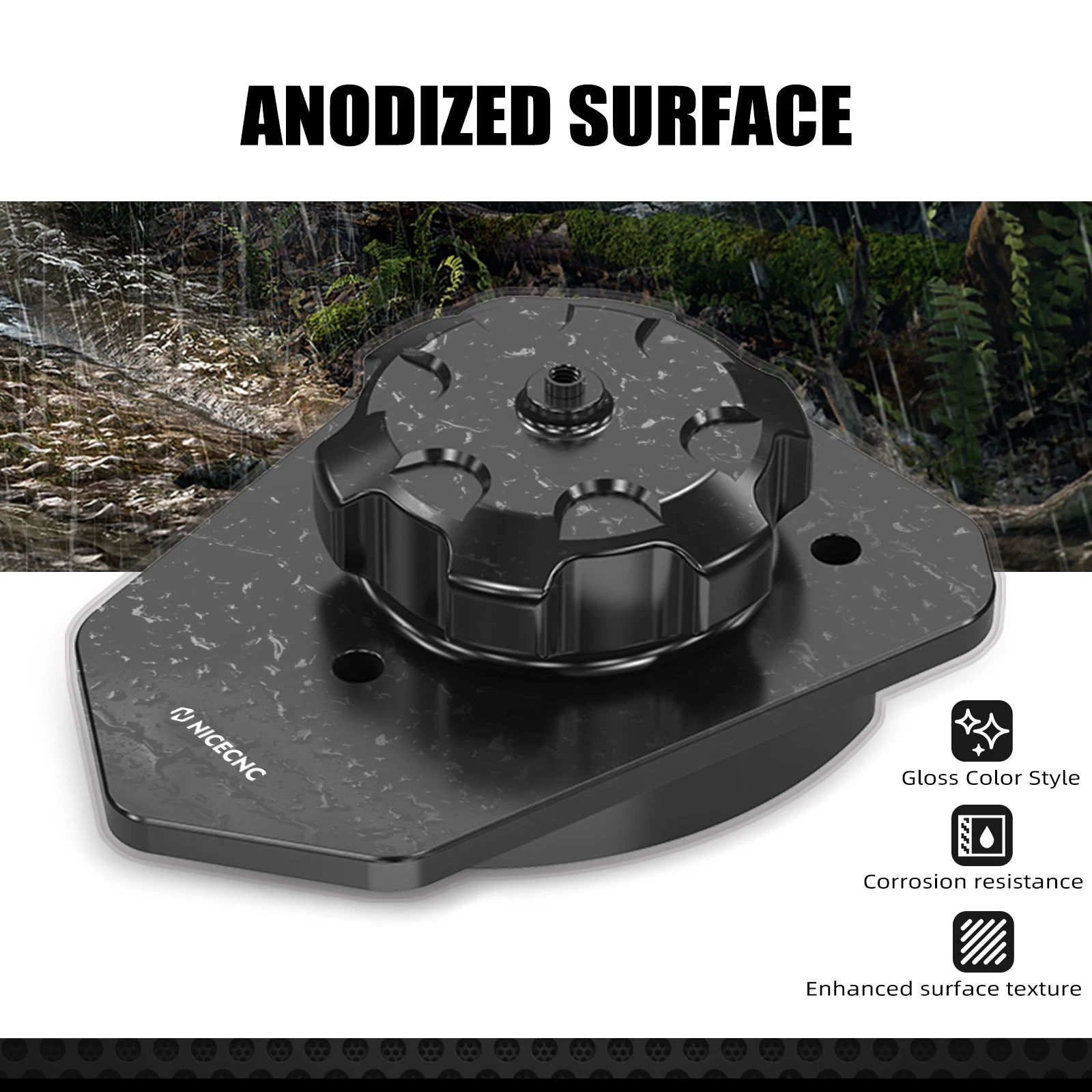 Motorcycle Rear Fuel Tank Cap Fuel Filler Neck Cover for KTM 690 SMC 690 SMCR 690 Enduro 690 Enduro R 2019-2021 2022 2023 2024 view 5
