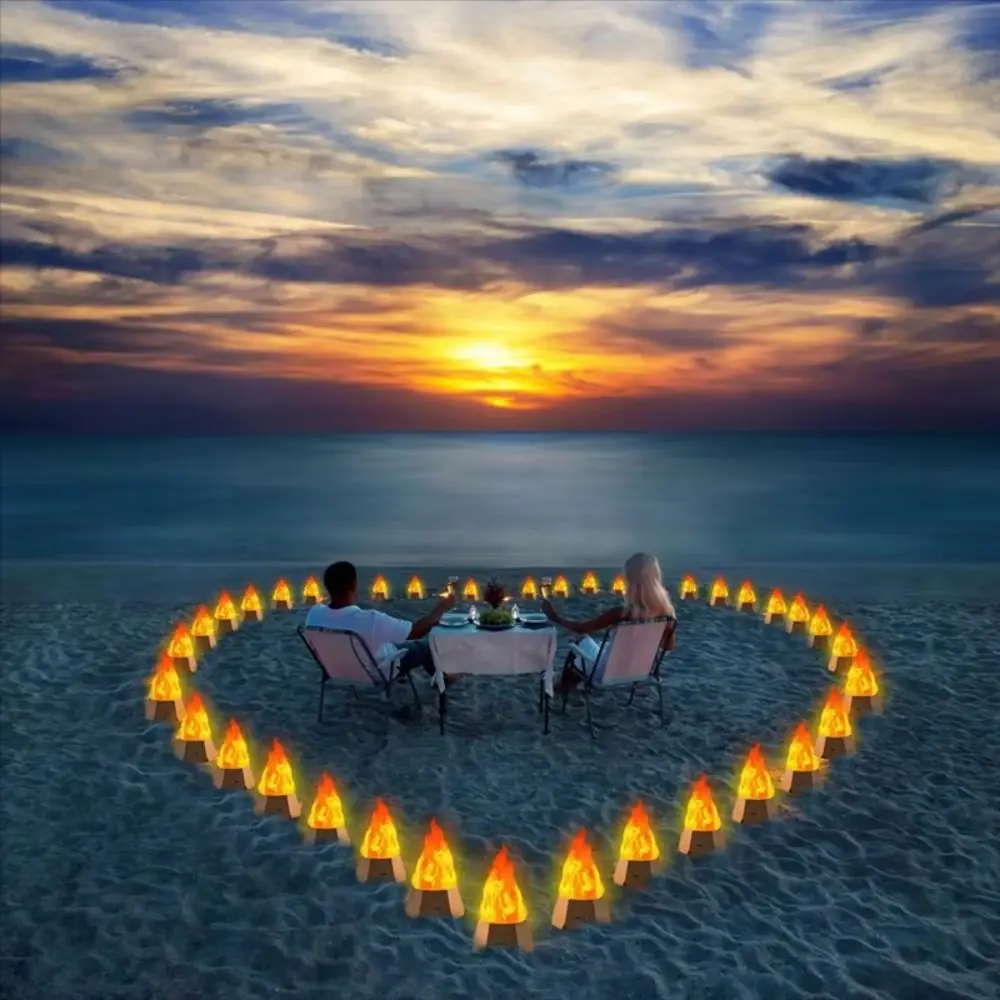 

Waterproof Design LED Simulation Flame Light USB Flame Simulation Outdoor Waterproof Lamp LED Decorative Light
