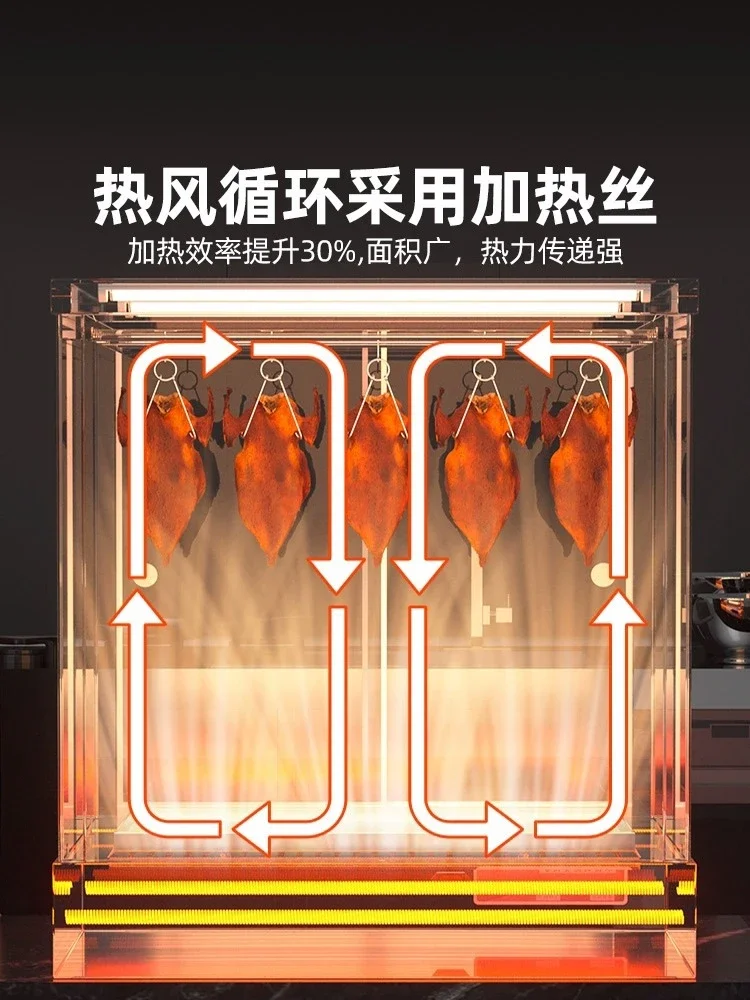 Roast duck roast wax insulation cabinet constant temperature insulation box heating cabinet desktop crispy pork belly insulation