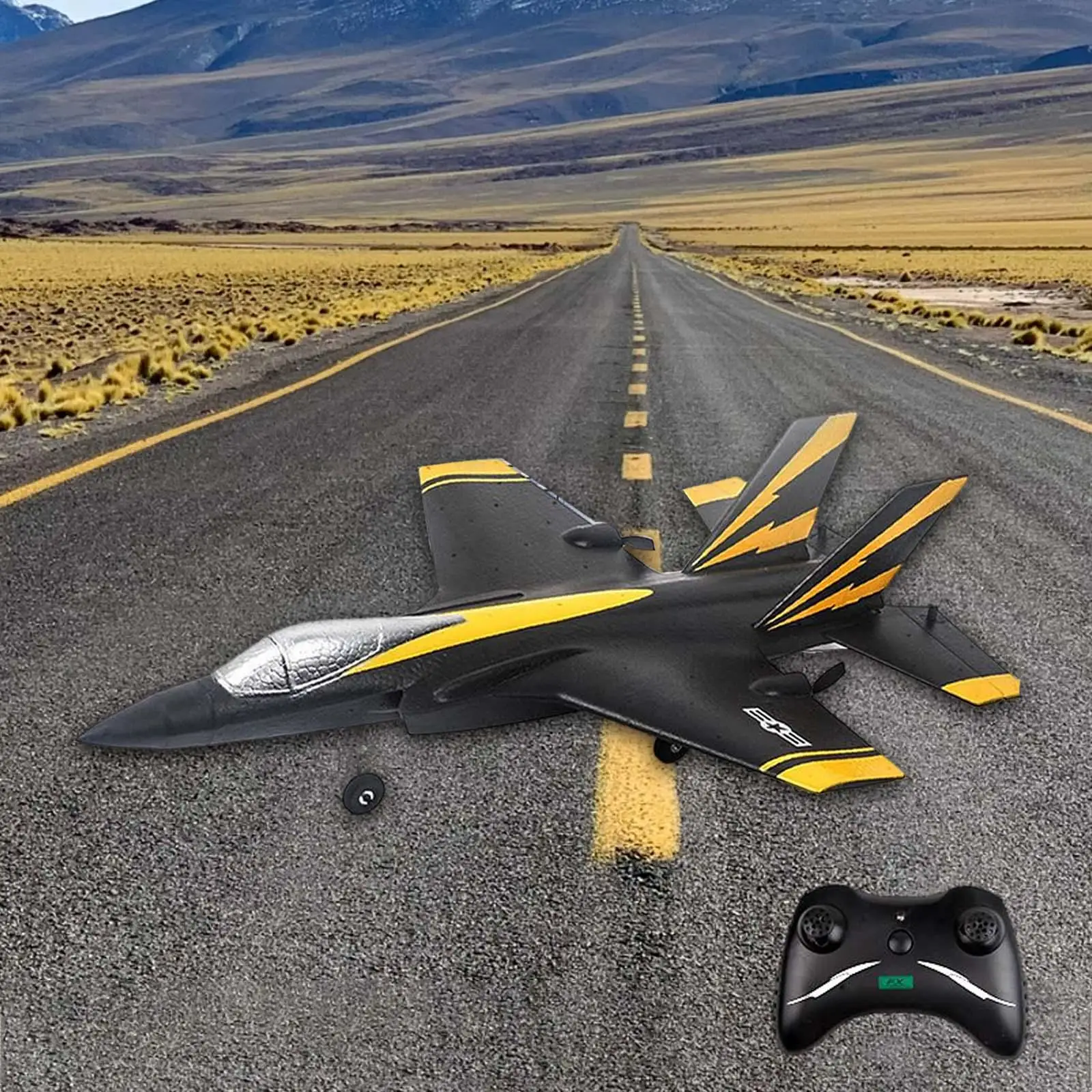 2.4G Remote Control Plane Toys F35 RC Fighter Glider, for Kids Adult Fixed Wing